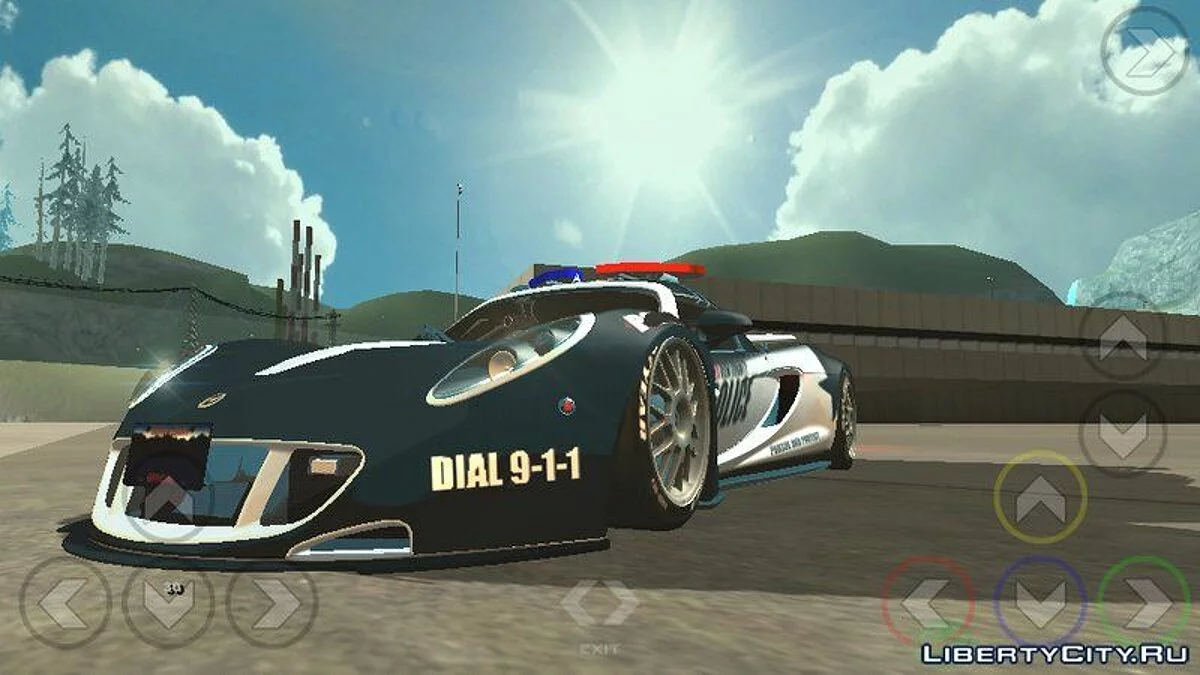 Hennessey Venom Gt Police / GTA San Andreas (iOS, Android)