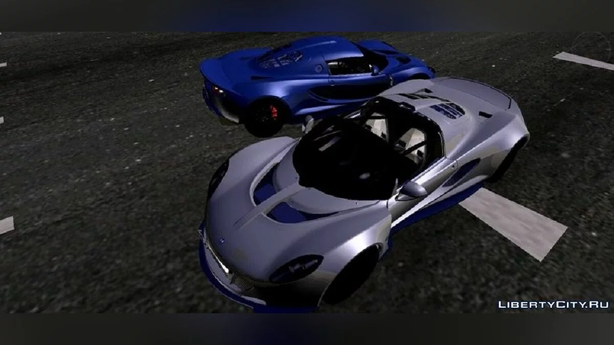Hennessey Venom GT [EU Plate] / GTA San Andreas (iOS, Android)