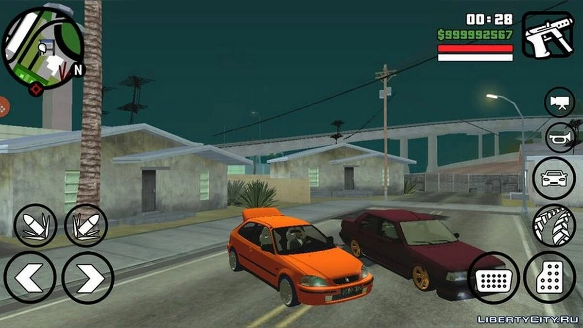 Honda Civic JDM / GTA San Andreas (iOS, Android)