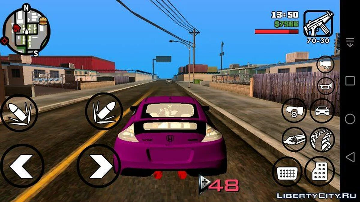Honda CR-Z (только DFF) / GTA San Andreas (iOS, Android)