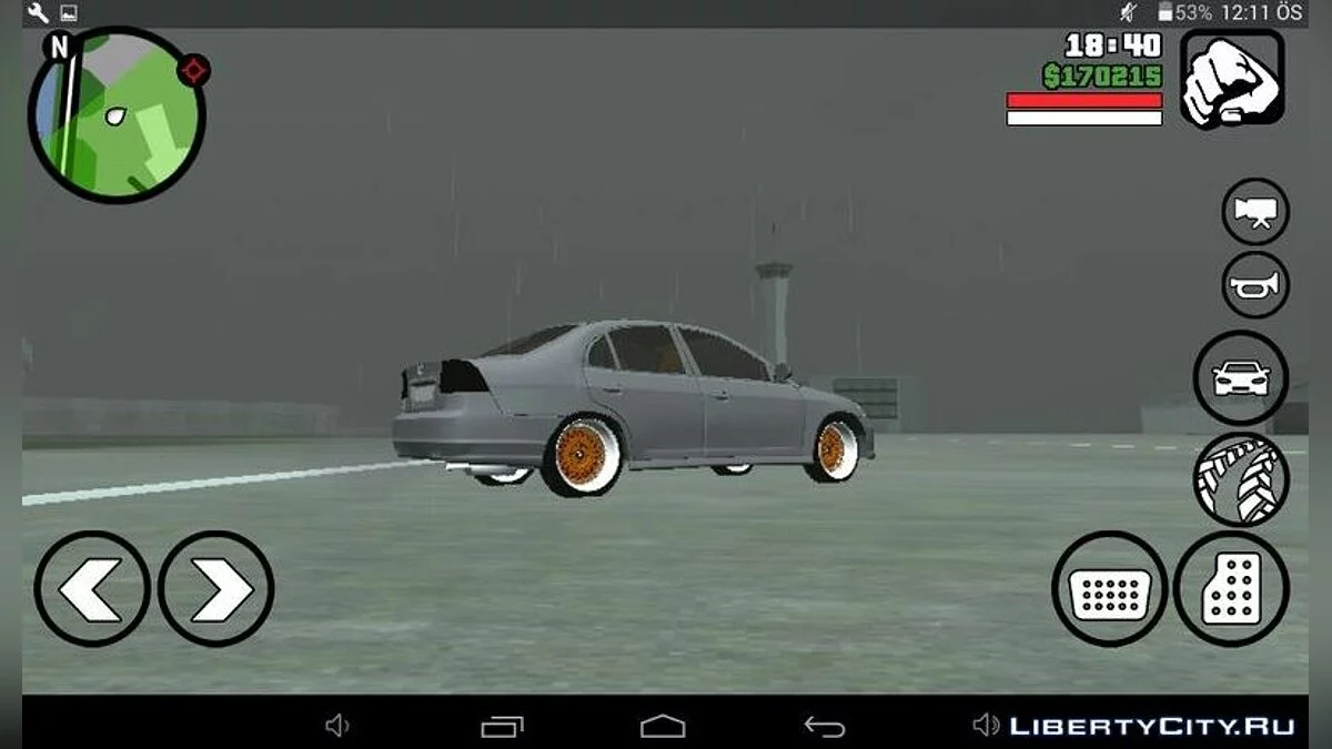 Honda Civic Sedan (только DFF) / GTA San Andreas (iOS, Android)