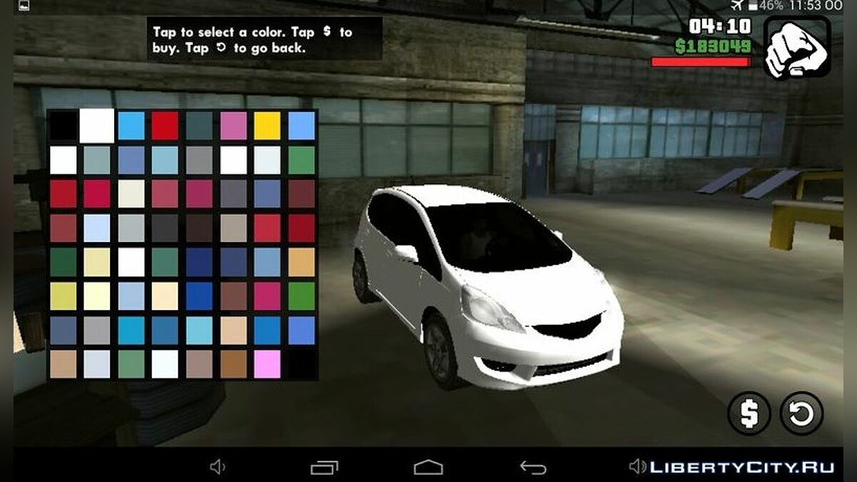 Скачать Honda Jazz Fit (только DFF) для GTA San Andreas (iOS, Android)