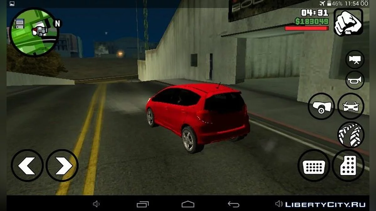Honda Jazz Fit (только DFF) / GTA San Andreas (iOS, Android)