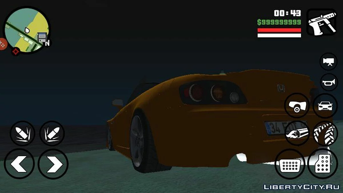 Honda S2000 Egzozlu / GTA San Andreas (iOS, Android)