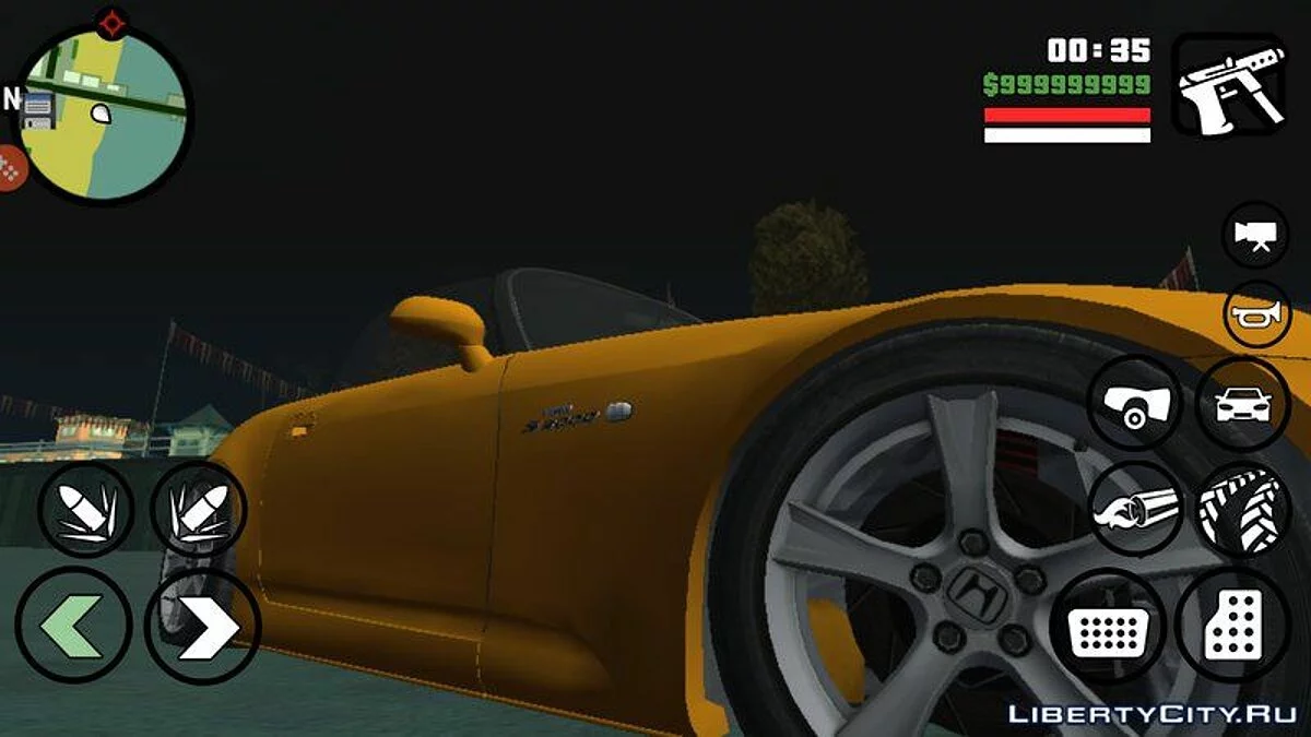 Honda S2000 Egzozlu / GTA San Andreas (iOS, Android)