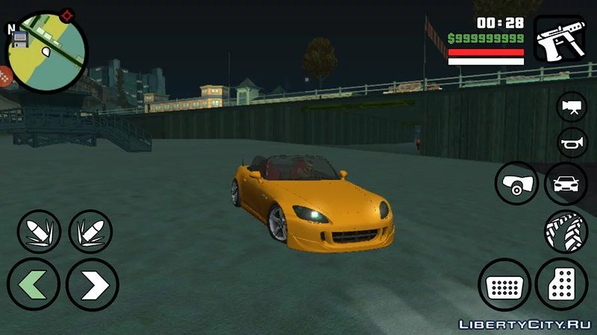 Honda S2000 Egzozlu / GTA San Andreas (iOS, Android)