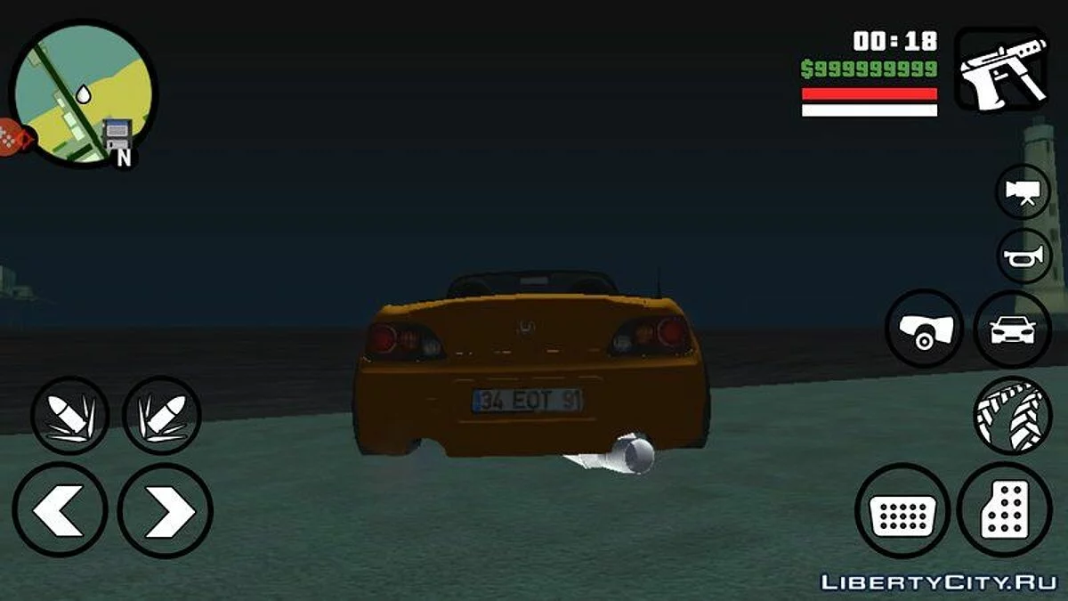 Honda S2000 Egzozlu / GTA San Andreas (iOS, Android)