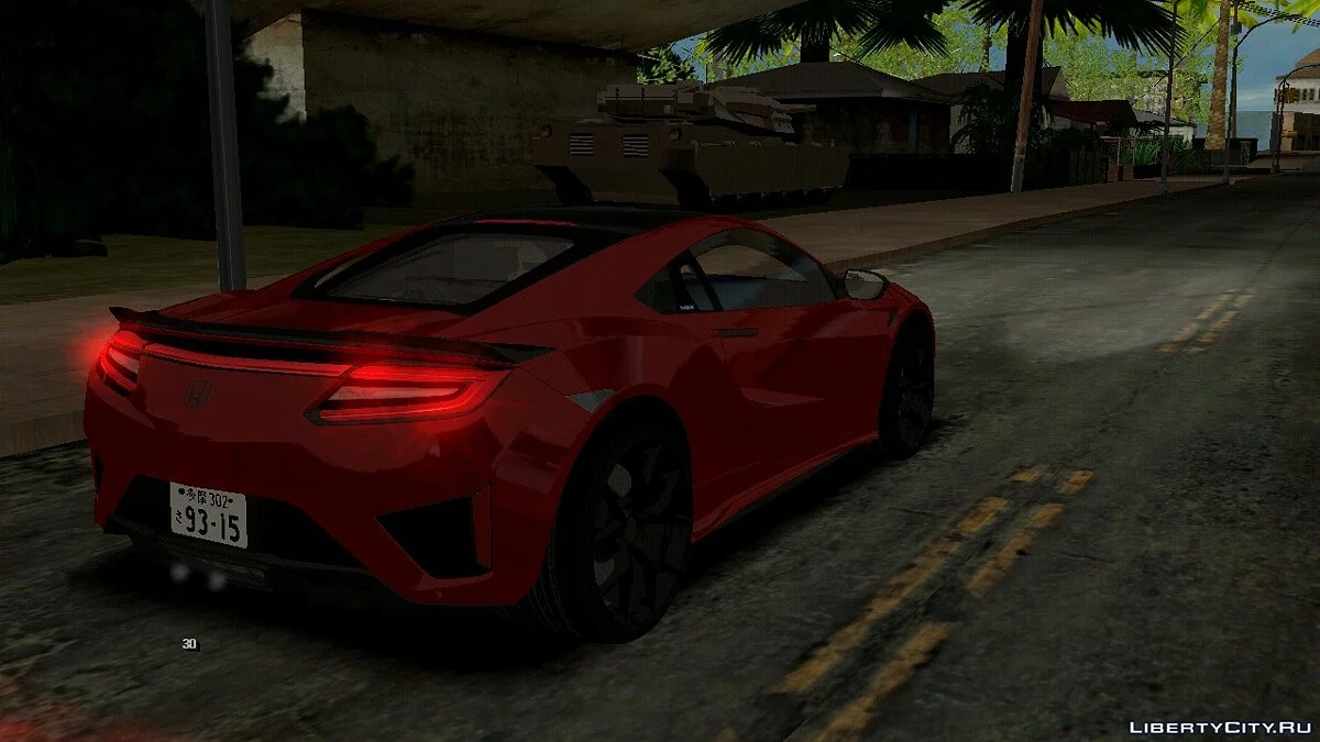 Honda NSX NC1 2017 / GTA San Andreas (iOS, Android)
