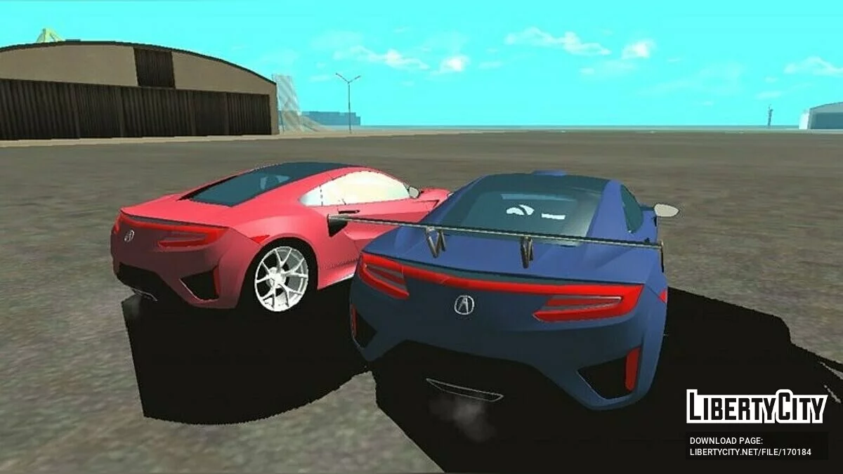 Acura NSX 2017 (только DFF) / GTA San Andreas (iOS, Android)