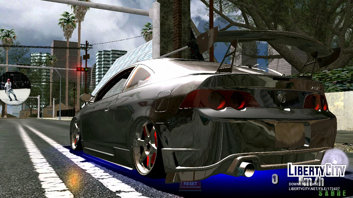 Acura RSX Tuning (только DFF) / GTA San Andreas (iOS, Android)