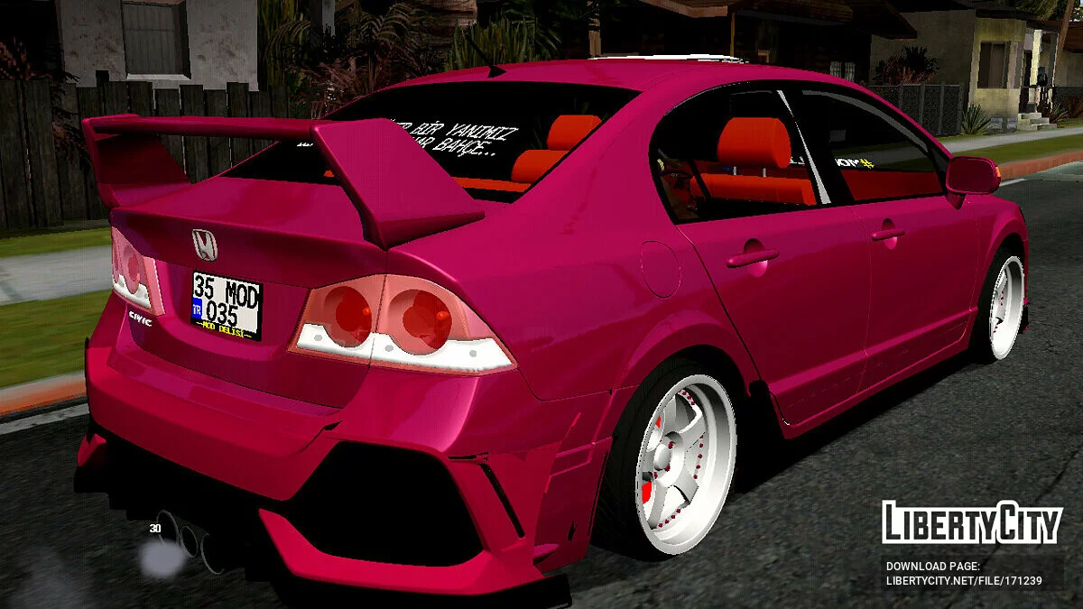 Honda Civic FD-6 TYP-R (только DFF) / GTA San Andreas (iOS, Android)