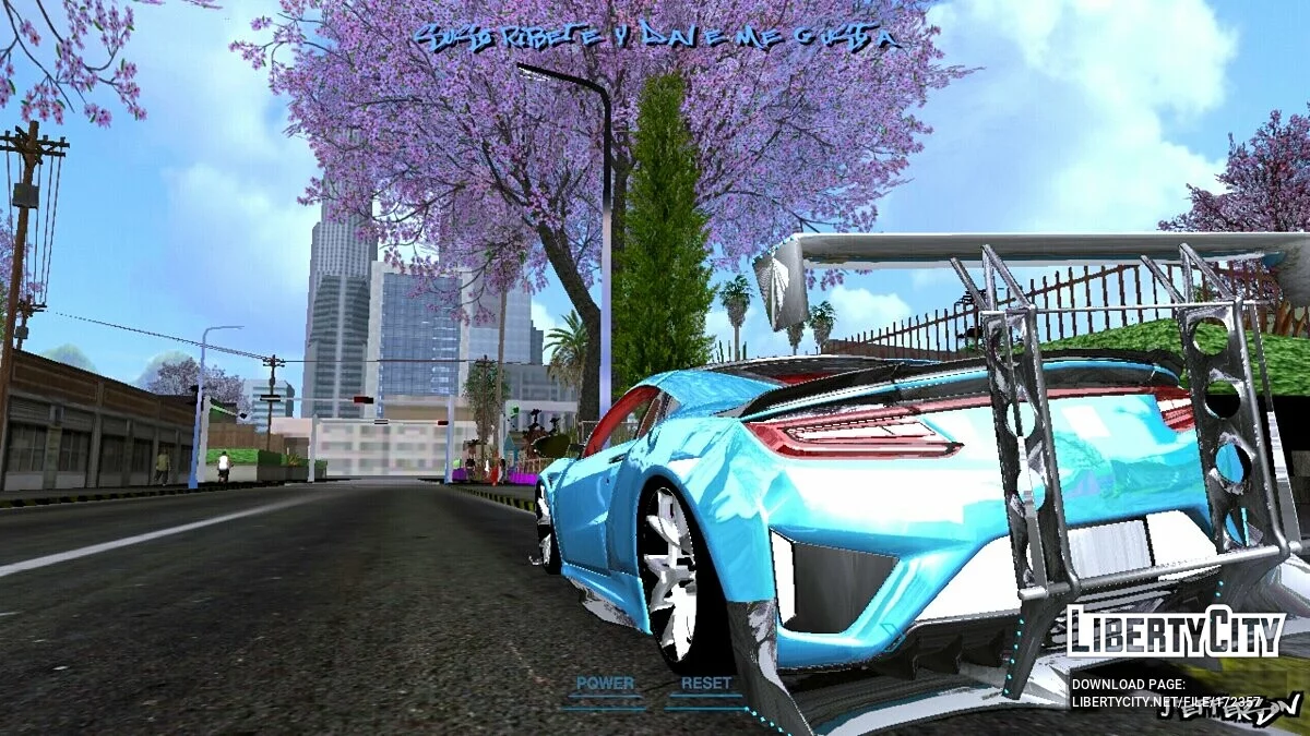 Honda NSX 2017 (только DFF) / GTA San Andreas (iOS, Android)