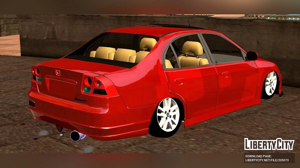 Honda Civic (только DFF) / GTA San Andreas (iOS, Android)