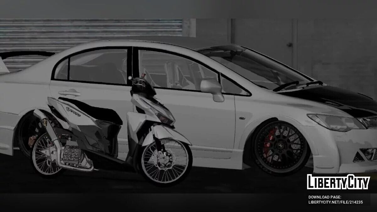 Honda Civic FD Mugen RR / GTA San Andreas (iOS, Android)