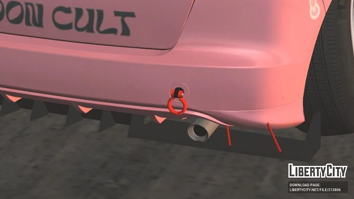 Honda Jazz Fit Hello Kitty / GTA San Andreas (iOS, Android)