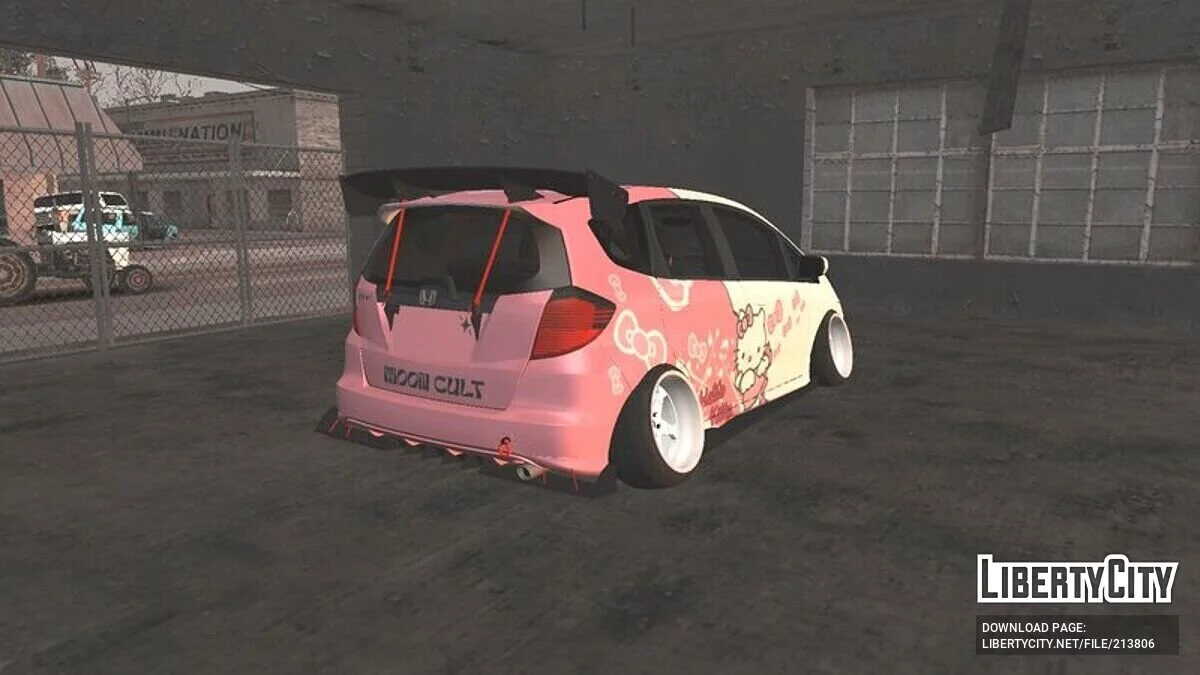 Honda Jazz Fit Hello Kitty / GTA San Andreas (iOS, Android)