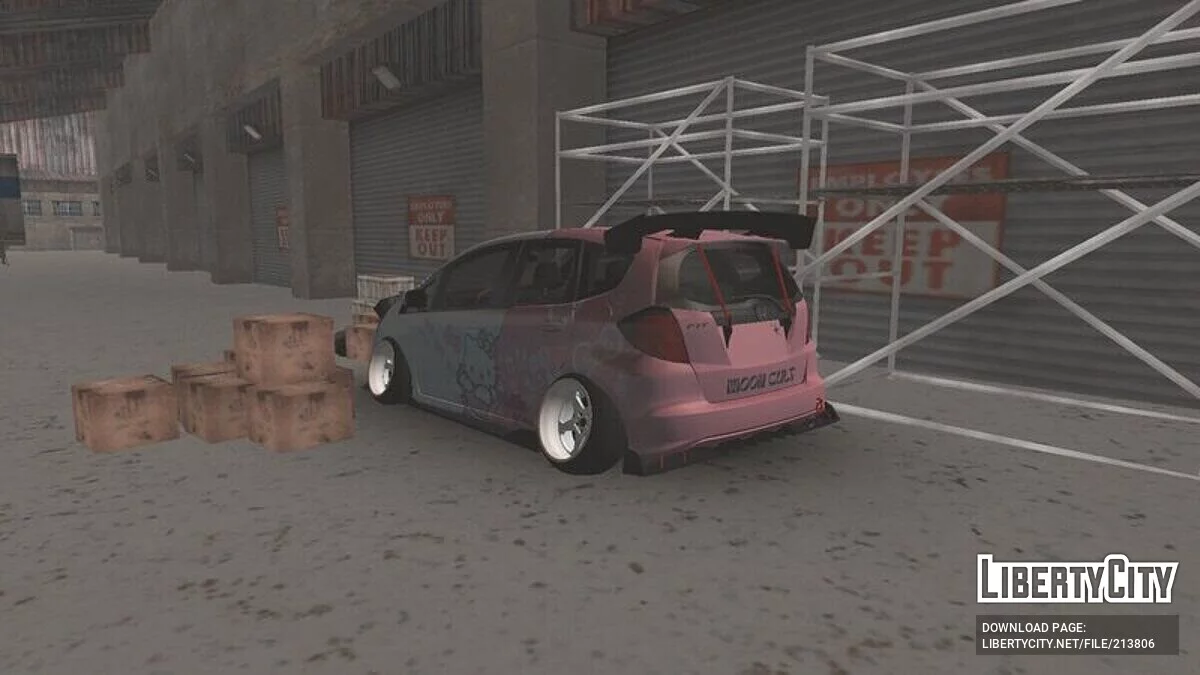 Honda Jazz Fit Hello Kitty / GTA San Andreas (iOS, Android)