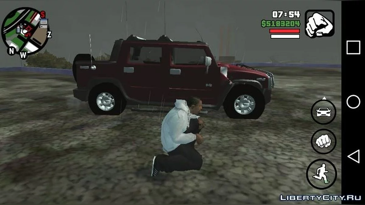 Hummer H2 (только DFF) / GTA San Andreas (iOS, Android)