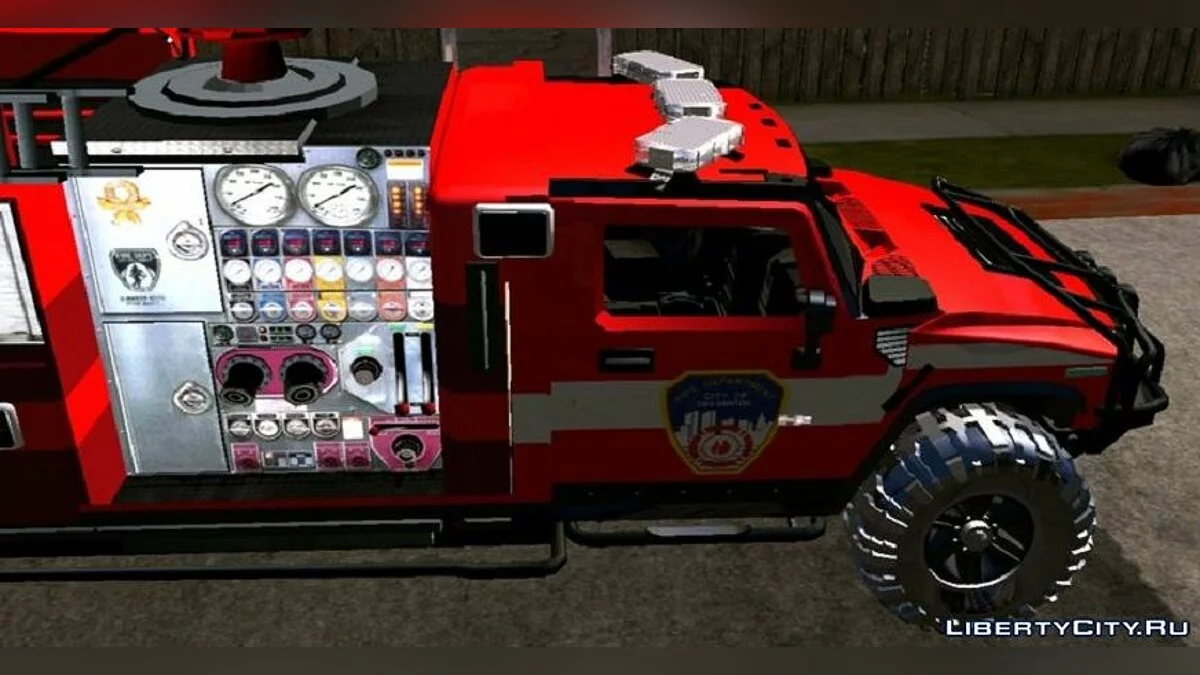 Hummer H2 Firetruck / GTA San Andreas (iOS, Android)