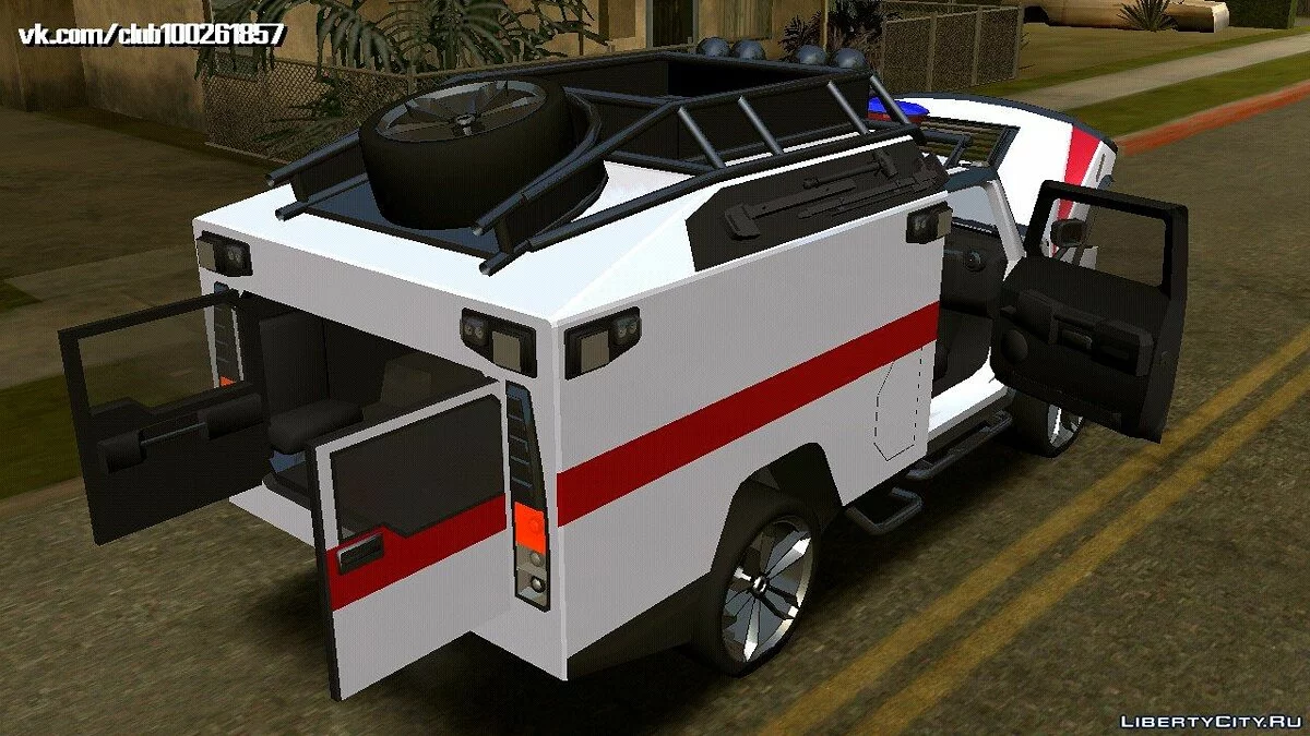 Hummer H2 - Скорая помощь (только DFF) / GTA San Andreas (iOS, Android)