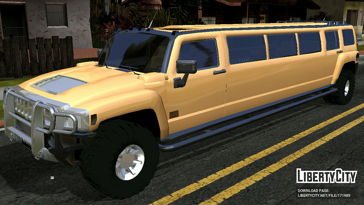 Скачать Hummer Limousine (только DFF) для GTA San Andreas (iOS, Android)