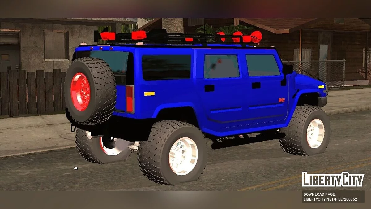 Hummer H2 (только DFF) / GTA San Andreas (iOS, Android)