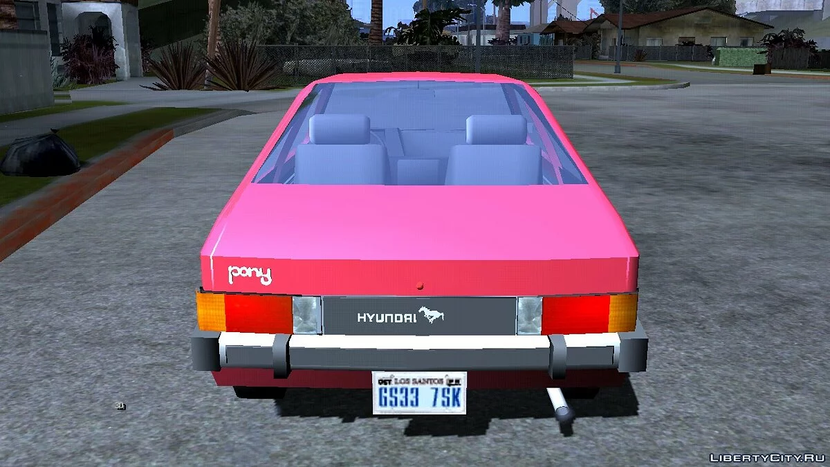 1974 Hyundai Pony (только DFF) / GTA San Andreas (iOS, Android)