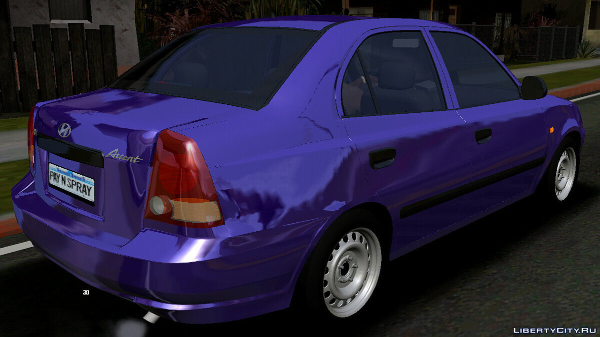 2004 Hyundai Accent (только DFF) для GTA San Andreas (iOS, Android) - Картинка #2