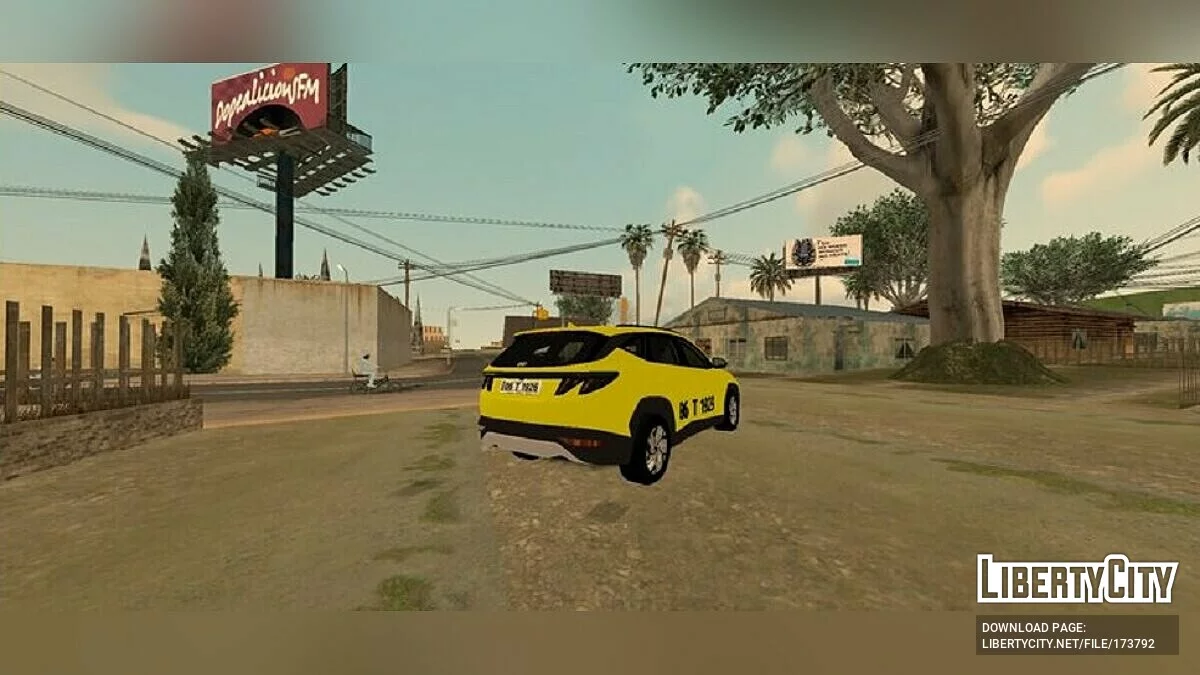 Hyundai Tucson 2021 - Такси / GTA San Andreas (iOS, Android)