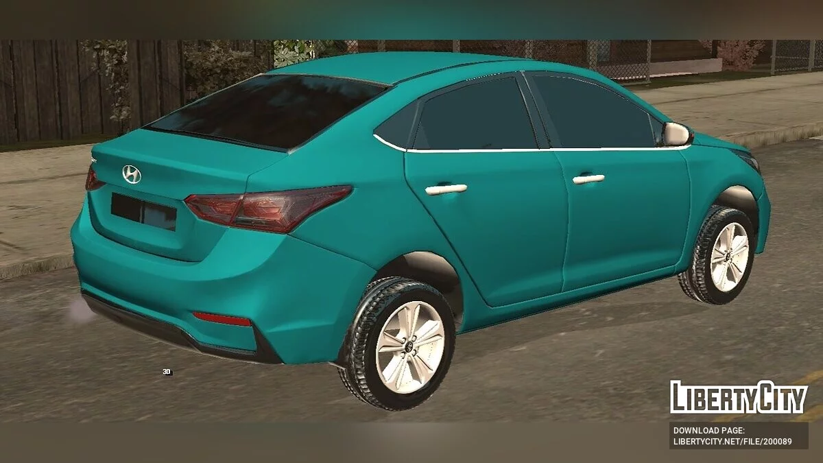 Hyundai Solaris (только DFF) / GTA San Andreas (iOS, Android)