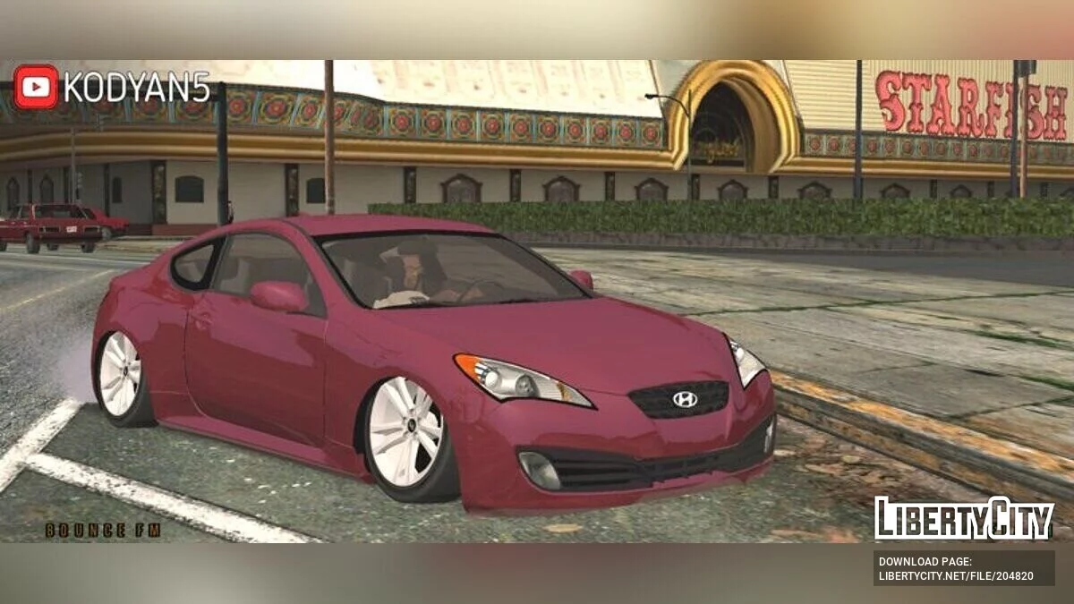 Hyundai Genesis Coupe 2010 / GTA San Andreas (iOS, Android)