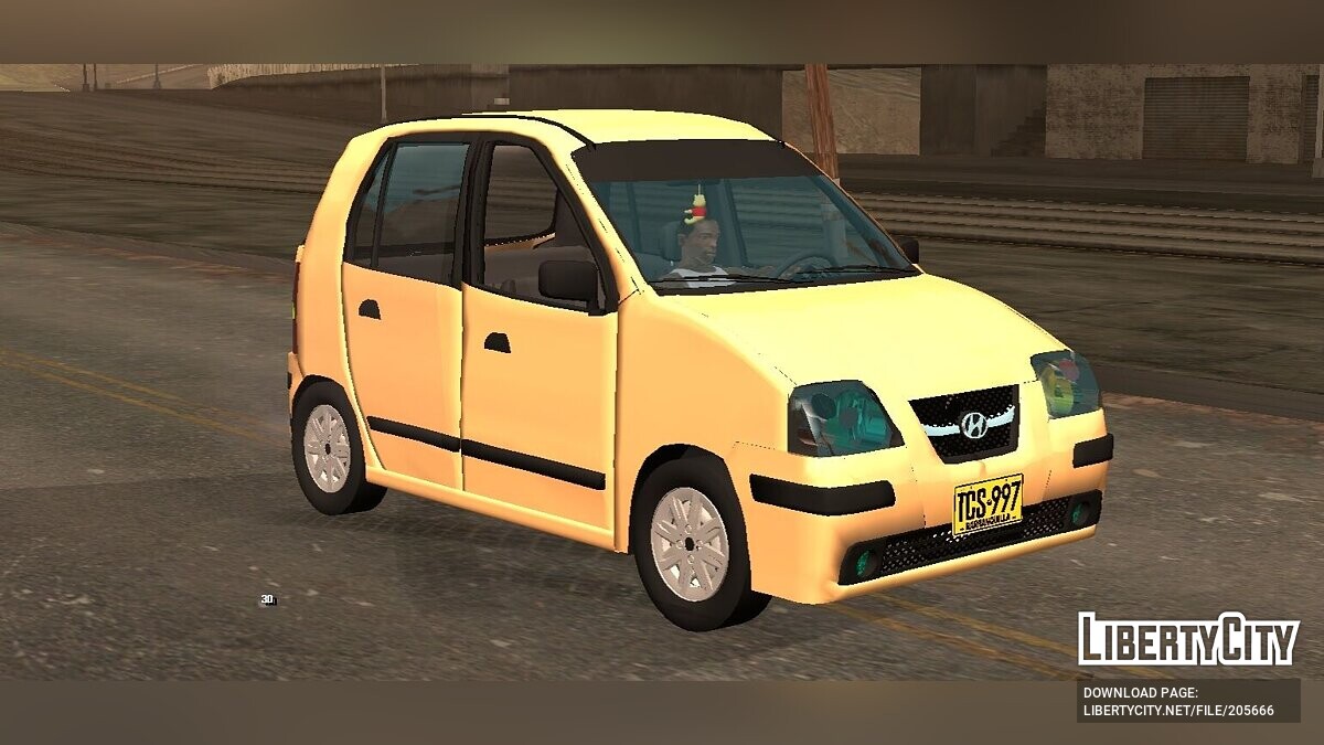 Скачать 2006 Hyundai Atos (только DFF) для GTA San Andreas (iOS, Android)