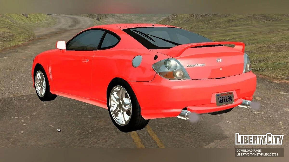 Hyundai Tiburon/Coupe '03 (только DFF) / GTA San Andreas (iOS, Android)