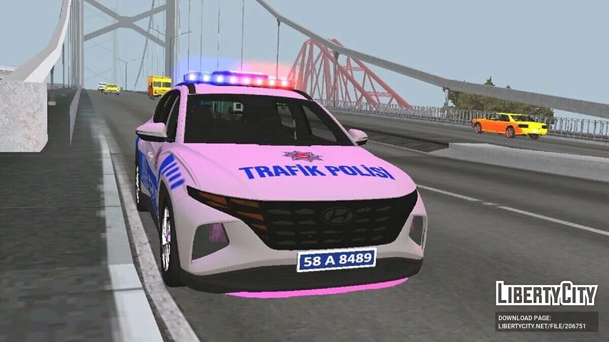 Hyundai Tucson - Полиция Турции / GTA San Andreas (iOS, Android)