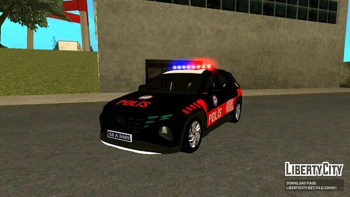 Hyundai Tucson - полиция Турции / GTA San Andreas (iOS, Android)
