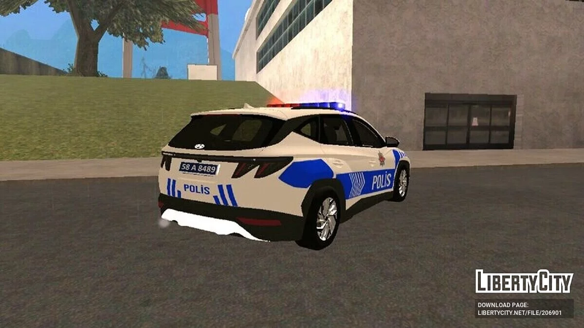 Hyundai Tucson - полиция Турции / GTA San Andreas (iOS, Android)