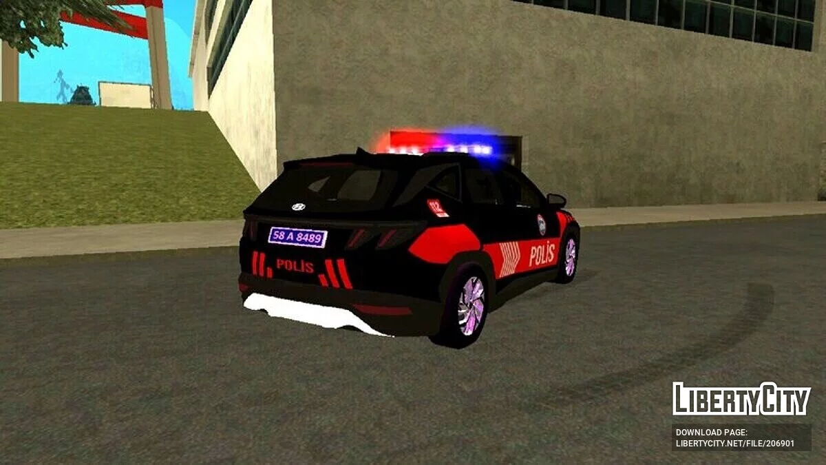 Hyundai Tucson - полиция Турции / GTA San Andreas (iOS, Android)