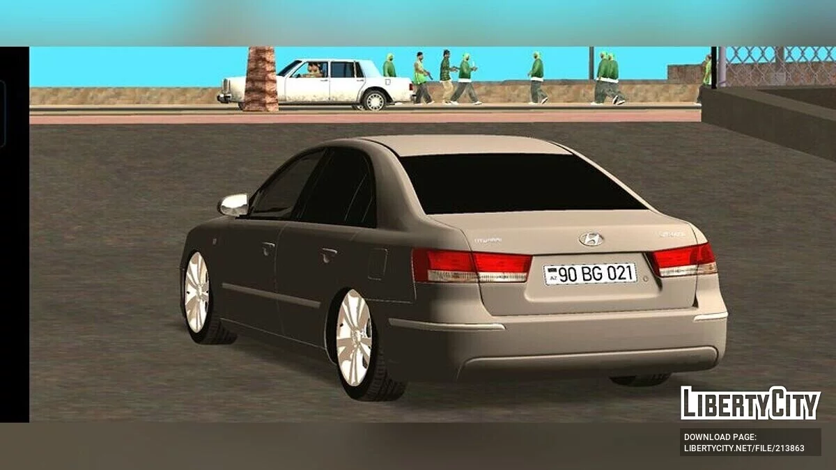 Hyundai Sonata 2008 Azerbaijan / GTA San Andreas (iOS, Android)