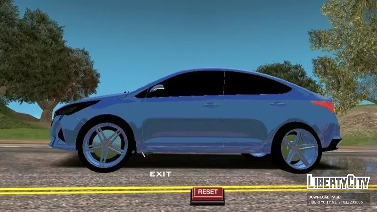 Тюнингованный Hyundai Verna 2020 / GTA San Andreas (iOS, Android)