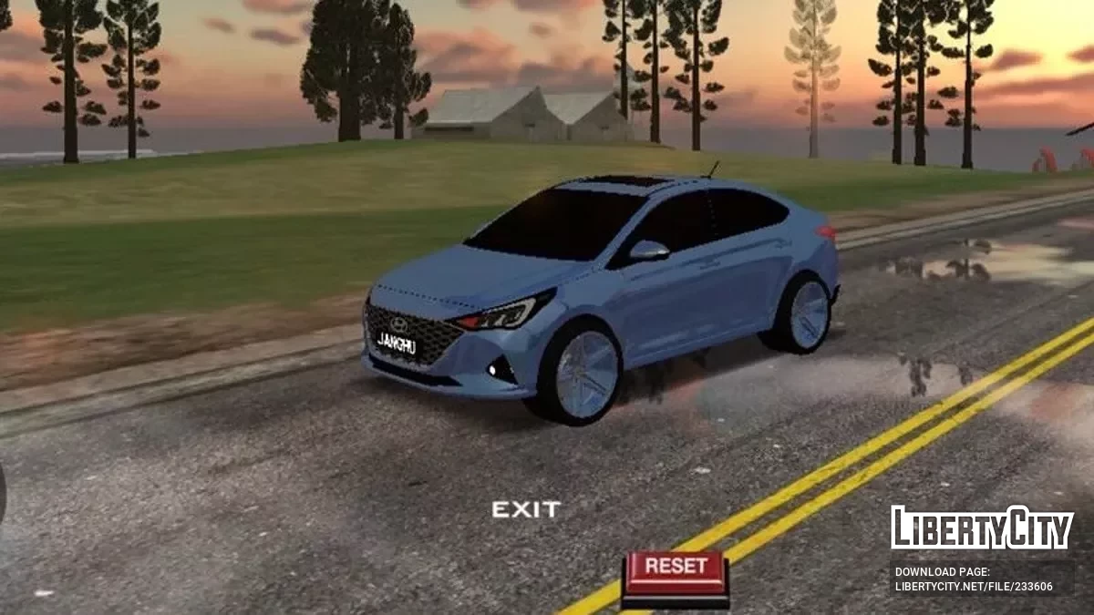 Тюнингованный Hyundai Verna 2020 / GTA San Andreas (iOS, Android)