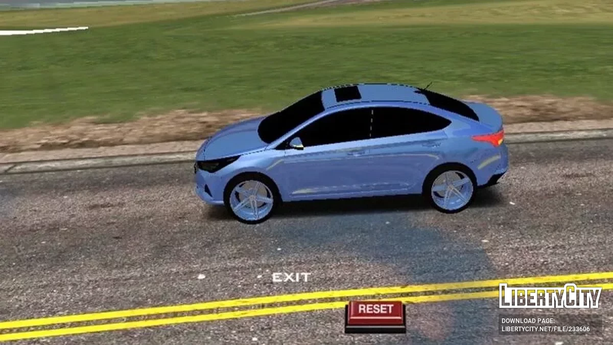 Тюнингованный Hyundai Verna 2020 / GTA San Andreas (iOS, Android)