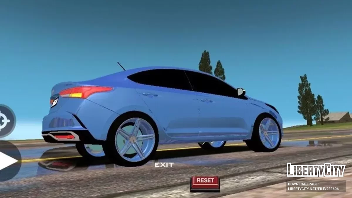 Тюнингованный Hyundai Verna 2020 / GTA San Andreas (iOS, Android)