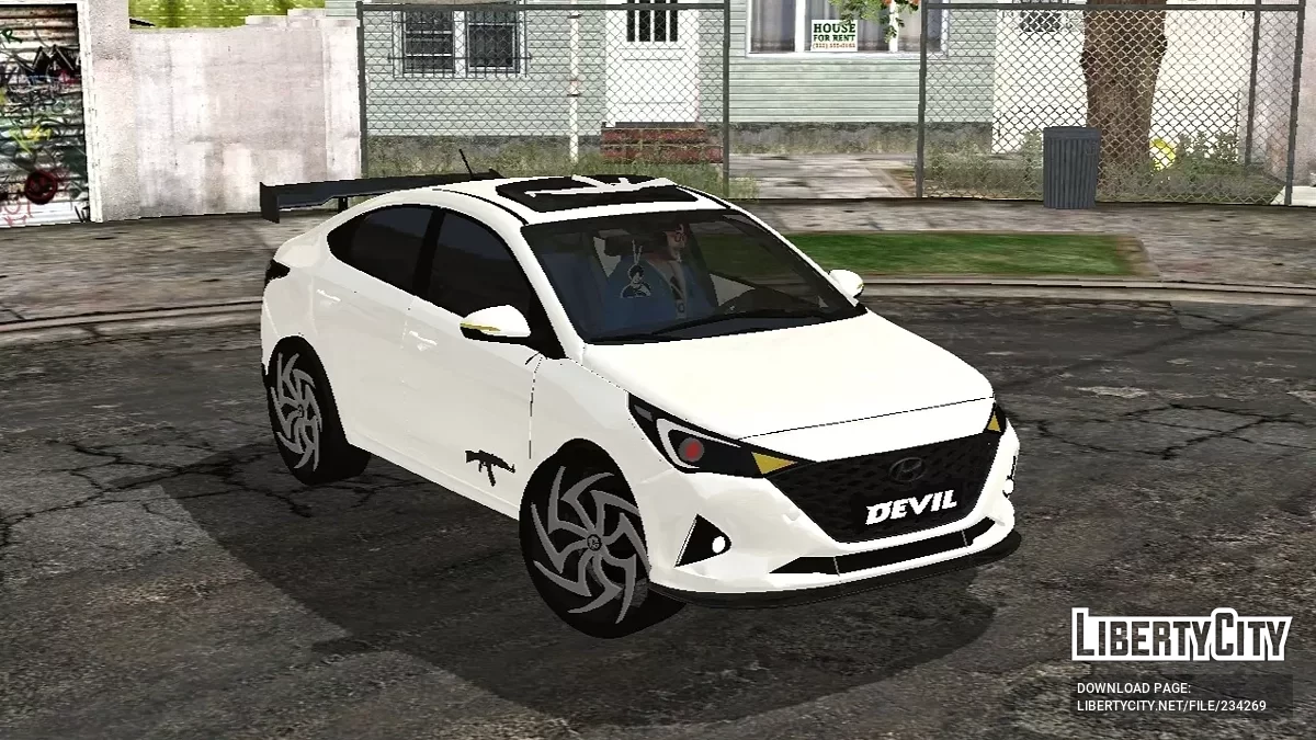 2022 Hyundai Verna Modified (Devil) / GTA San Andreas (iOS, Android)