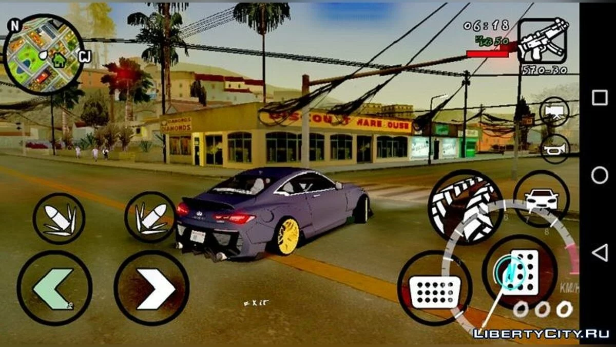 Infiniti Q60 S Karma Monaco / GTA San Andreas (iOS, Android)