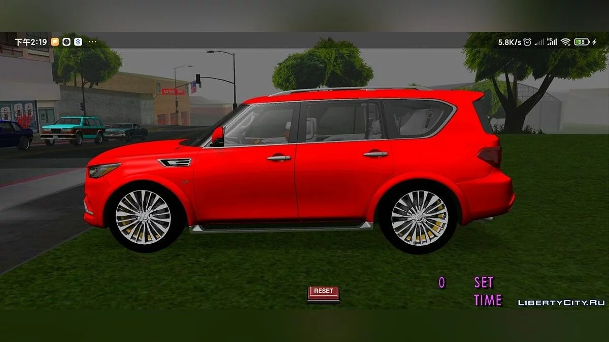 Infiniti QX80 2018 / GTA San Andreas (iOS, Android)