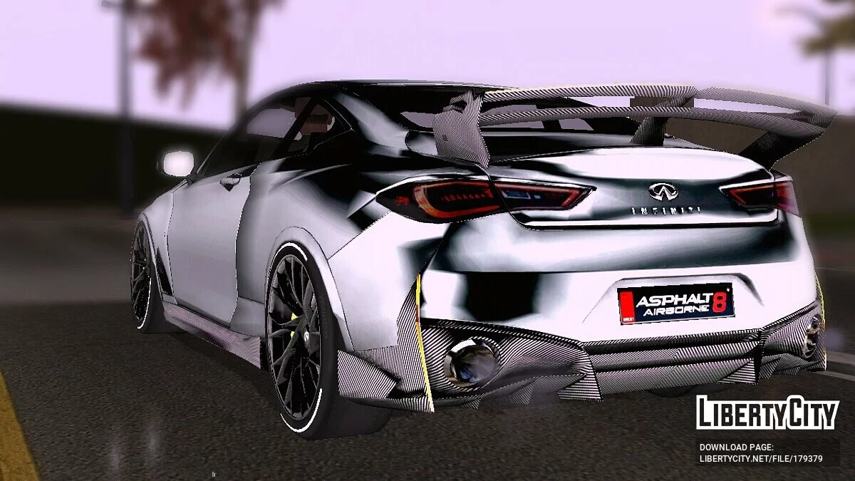 Infiniti Q60 REL Black S / GTA San Andreas (iOS, Android)