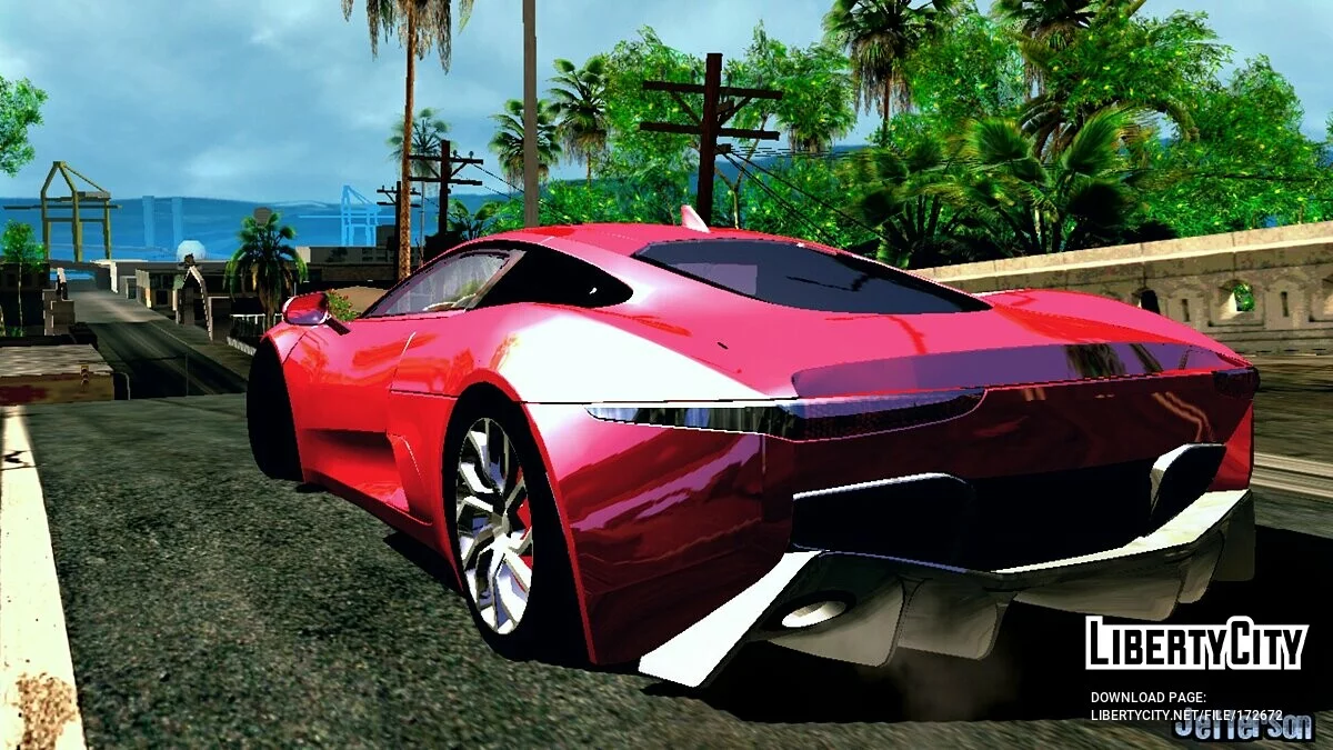 Jaguar C-X75 (только DFF) / GTA San Andreas (iOS, Android)