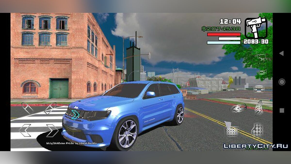 Скачать Jeep Grand Cherokee SRT для GTA San Andreas (iOS, Android)