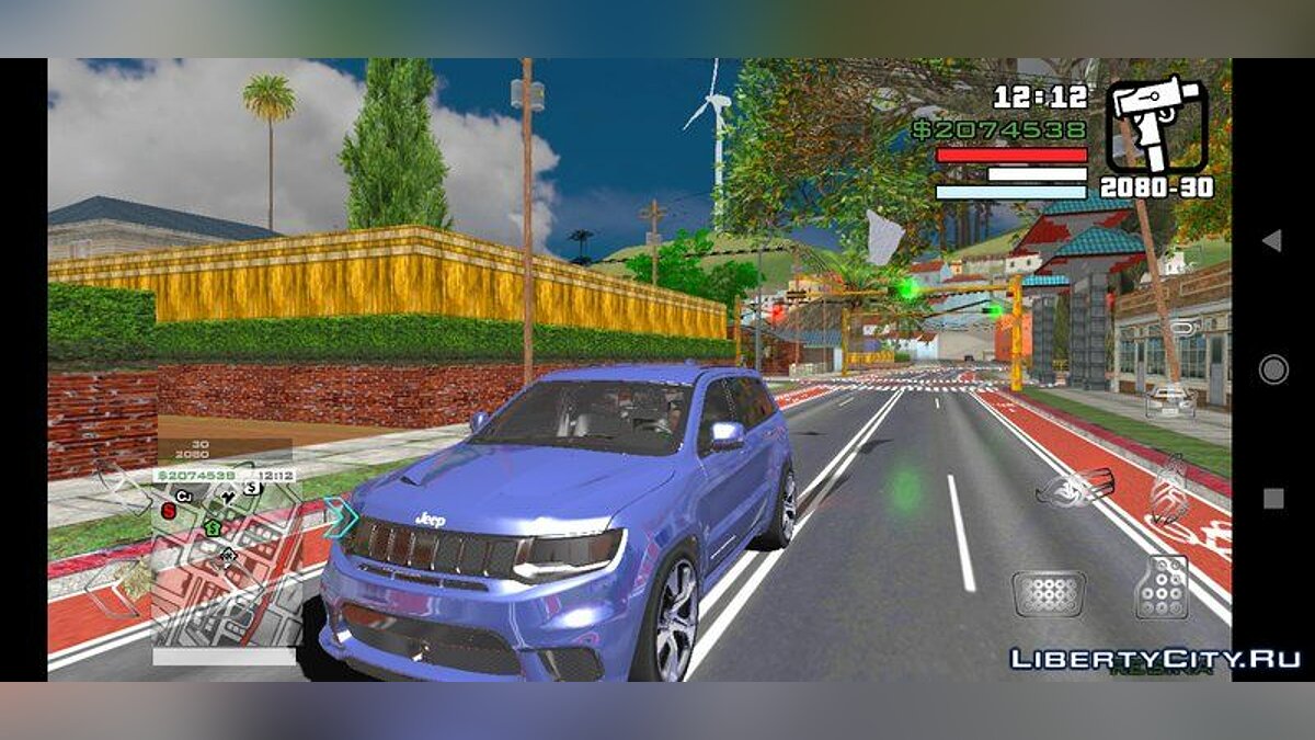 Скачать Jeep Grand Cherokee SRT для GTA San Andreas (iOS, Android)