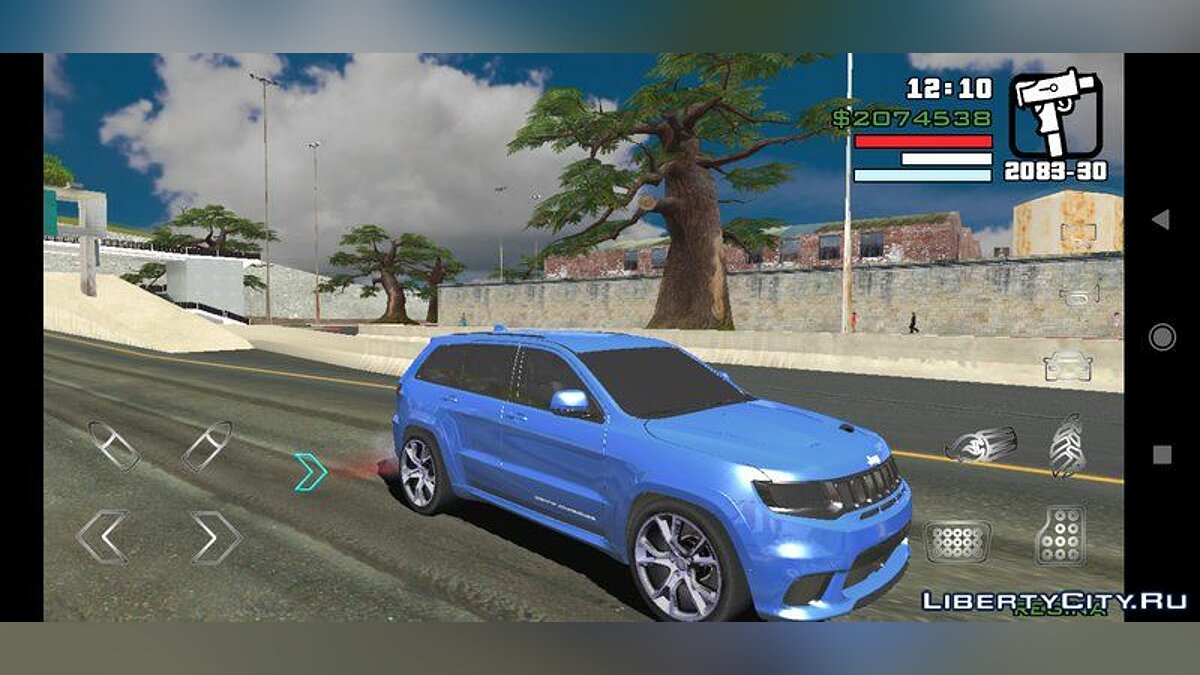 Скачать Jeep Grand Cherokee SRT для GTA San Andreas (iOS, Android)